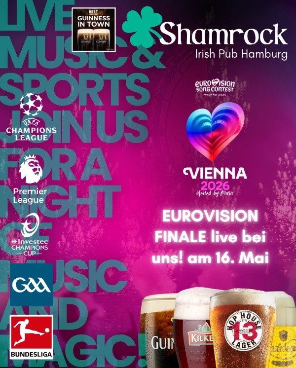 Eurovision live in the Shamrock Pub Hambueg
